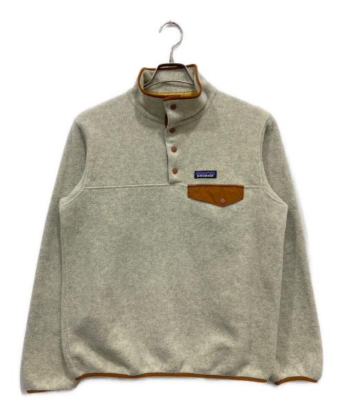 Patagonia（パタゴニア）Patagonia (パタゴニア) LIGHTWEGHT SYNCHILLA-T ベージュ×ブラウン サイズ:Sの古着・服飾アイテム