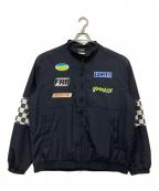 F.C.R.B.エフシーレアルブリストル）の古着「MULTI LOGO SUPPORTER JACKET」｜ブラック