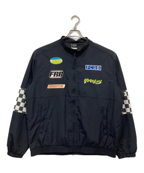 F.C.R.B.（エフシーレアルブリストル）F.C.R.B. (エフシーレアルブリストル) MULTI LOGO SUPPORTER JACKET ブラック サイズ:Lの古着・服飾アイテム