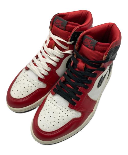NIKE（ナイキ）NIKE (ナイキ) Women's Air Jordan 1 High OG/ウィメンズ エアジョーダン1 ハイ OG レッド×ブラック サイズ:26の古着・服飾アイテム