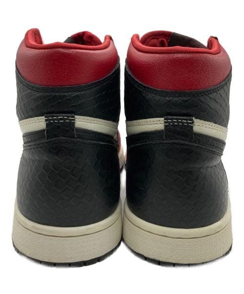 NIKE（ナイキ）NIKE (ナイキ) Women's Air Jordan 1 High OG/ウィメンズ エアジョーダン1 ハイ OG レッド×ブラック サイズ:26の古着・服飾アイテム