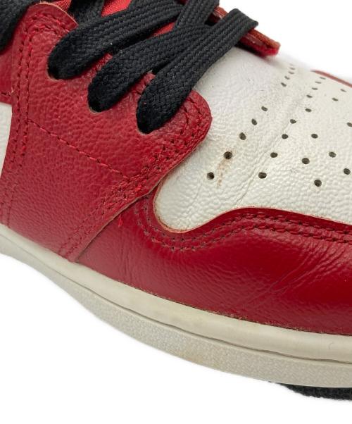 NIKE（ナイキ）NIKE (ナイキ) Women's Air Jordan 1 High OG/ウィメンズ エアジョーダン1 ハイ OG レッド×ブラック サイズ:26の古着・服飾アイテム