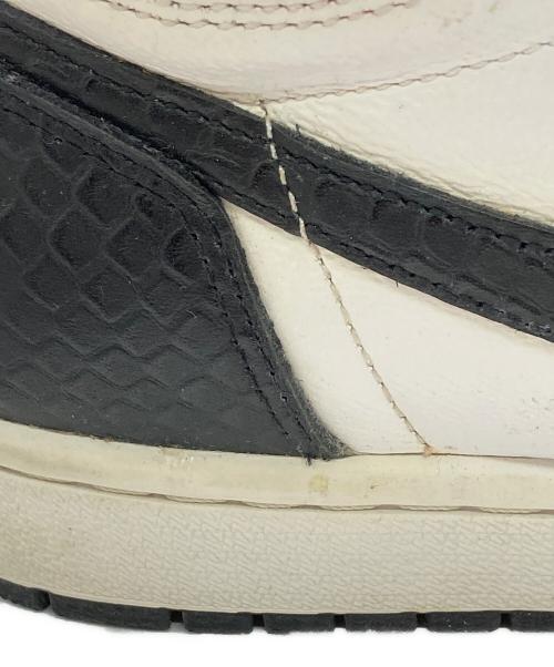 NIKE（ナイキ）NIKE (ナイキ) Women's Air Jordan 1 High OG/ウィメンズ エアジョーダン1 ハイ OG レッド×ブラック サイズ:26の古着・服飾アイテム