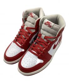 NIKE（ナイキ）の古着「Women's Air Jordan 1 High OG/ウィメンズ エアジョーダン1 ハイ OG」｜レッド×ホワイト