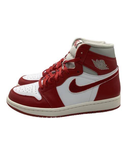 NIKE（ナイキ）NIKE (ナイキ) Women's Air Jordan 1 High OG/ウィメンズ エアジョーダン1 ハイ OG レッド×ホワイト サイズ:26の古着・服飾アイテム