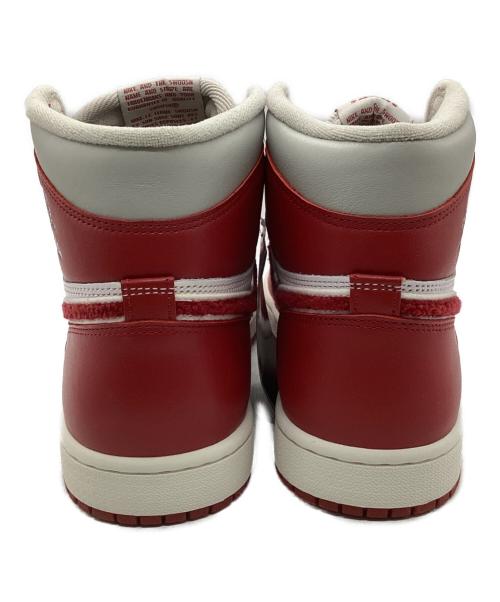 NIKE（ナイキ）NIKE (ナイキ) Women's Air Jordan 1 High OG/ウィメンズ エアジョーダン1 ハイ OG レッド×ホワイト サイズ:26の古着・服飾アイテム