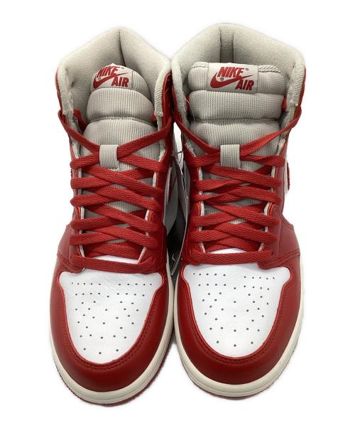 NIKE（ナイキ）NIKE (ナイキ) Women's Air Jordan 1 High OG/ウィメンズ エアジョーダン1 ハイ OG レッド×ホワイト サイズ:26の古着・服飾アイテム