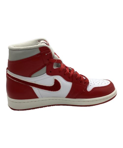 NIKE（ナイキ）NIKE (ナイキ) Women's Air Jordan 1 High OG/ウィメンズ エアジョーダン1 ハイ OG レッド×ホワイト サイズ:26の古着・服飾アイテム