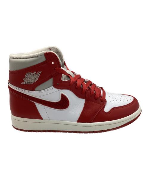 NIKE（ナイキ）NIKE (ナイキ) Women's Air Jordan 1 High OG/ウィメンズ エアジョーダン1 ハイ OG レッド×ホワイト サイズ:26の古着・服飾アイテム