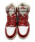 中古・古着 NIKE (ナイキ) Women's Air Jordan 1 High OG/ウィメンズ エアジョーダン1 ハイ OG レッド×ホワイト サイズ:26：11000円