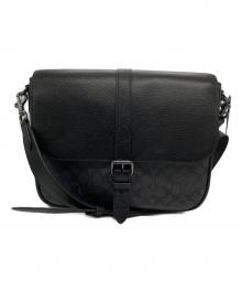 COACH（コーチ）の古着「ワーナー メッセンジャー バッグ」｜ブラック