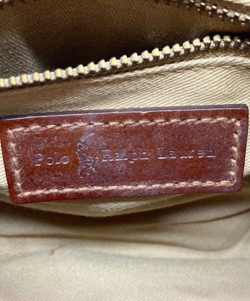 POLO RALPH LAUREN（ポロ・ラルフローレン）POLO RALPH LAUREN (ポロ・ラルフローレン) ミニボストンバッグ ブラウンの古着・服飾アイテム