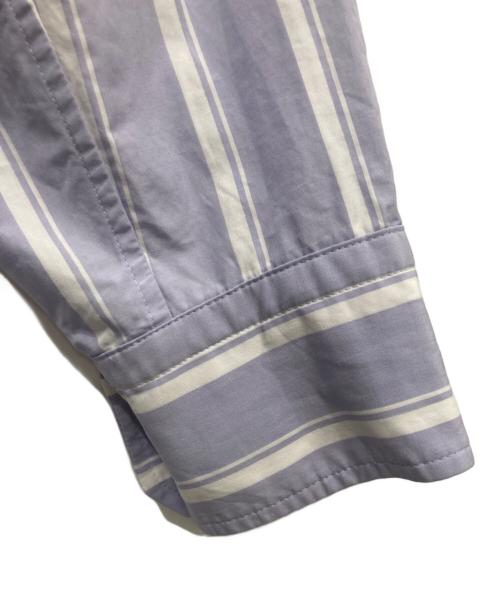 CURRENTAGE（カレンテージ）CURRENTAGE (カレンテージ) ストライプシャツワンピース ブルー×ホワイト サイズ:FREEの古着・服飾アイテム