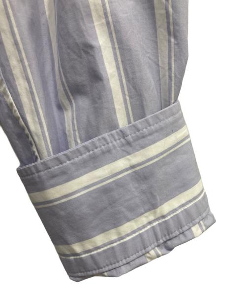 CURRENTAGE（カレンテージ）CURRENTAGE (カレンテージ) ストライプシャツワンピース ブルー×ホワイト サイズ:FREEの古着・服飾アイテム
