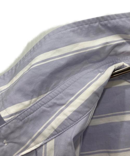 CURRENTAGE（カレンテージ）CURRENTAGE (カレンテージ) ストライプシャツワンピース ブルー×ホワイト サイズ:FREEの古着・服飾アイテム