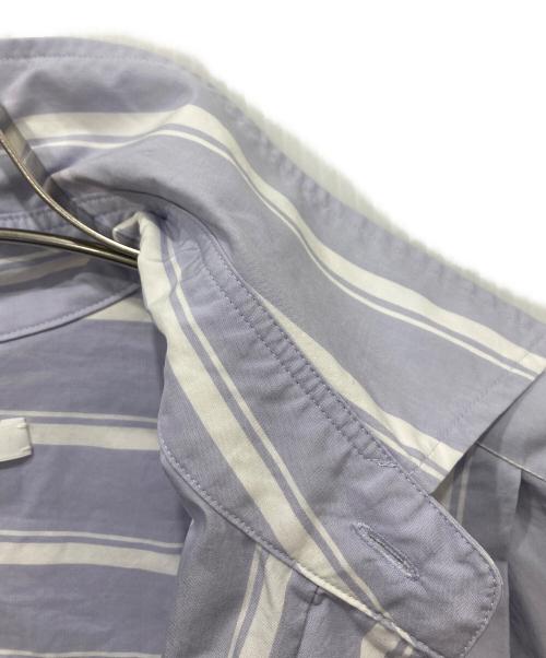 CURRENTAGE（カレンテージ）CURRENTAGE (カレンテージ) ストライプシャツワンピース ブルー×ホワイト サイズ:FREEの古着・服飾アイテム
