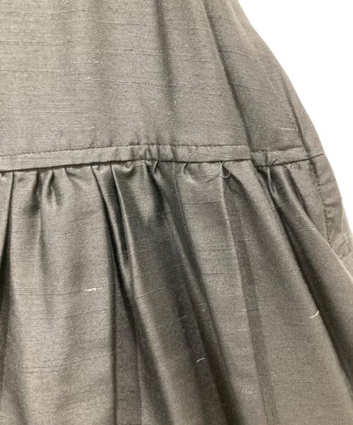 tricot COMME des GARCONS（トリココムデギャルソン）tricot COMME des GARCONS (トリココムデギャルソン) シルクギャザースカート ブラック サイズ:Sの古着・服飾アイテム