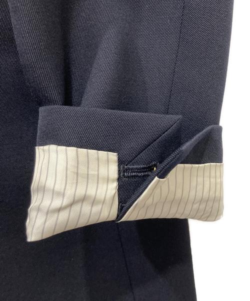 Noble（ノーブル）Noble (ノーブル) ピークドロングジャケット2 ネイビー サイズ:40の古着・服飾アイテム
