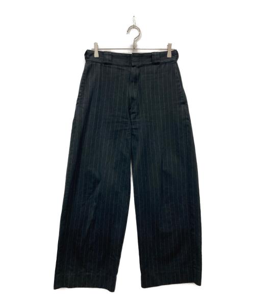 Dickies（ディッキーズ）Dickies (ディッキーズ) MONKEY TIME (モンキータイム) ストライプバギーパンツ ブラック サイズ:30の古着・服飾アイテム