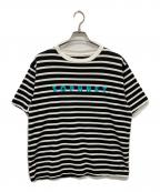 SOPHNET.ソフネット）の古着「LOGO S/S BORDER TEE」｜ホワイト×ブラック