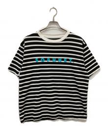 SOPHNET.（ソフネット）の古着「LOGO S/S BORDER TEE」｜ホワイト×ブラック