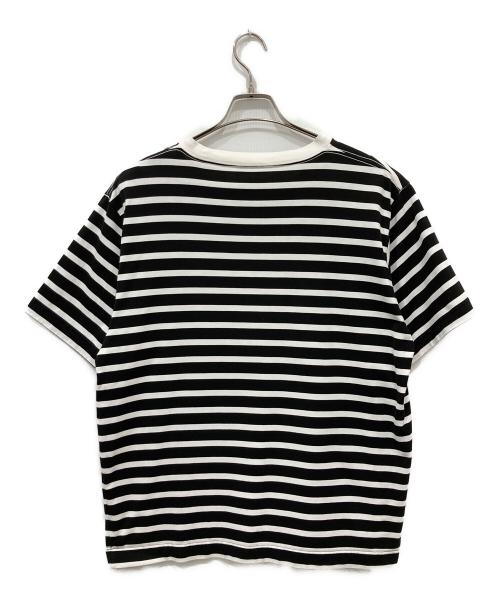 SOPHNET.（ソフネット）SOPHNET. (ソフネット) LOGO S/S BORDER TEE ホワイト×ブラック サイズ:Sの古着・服飾アイテム