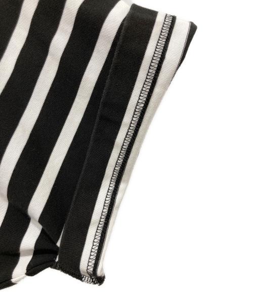 SOPHNET.（ソフネット）SOPHNET. (ソフネット) LOGO S/S BORDER TEE ホワイト×ブラック サイズ:Sの古着・服飾アイテム
