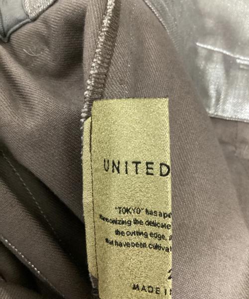 UNITED TOKYO（ユナイテッドトーキョー）UNITED TOKYO (ユナイテッドトーキョー) グリッターアレンジスカート シルバー サイズ:2の古着・服飾アイテム
