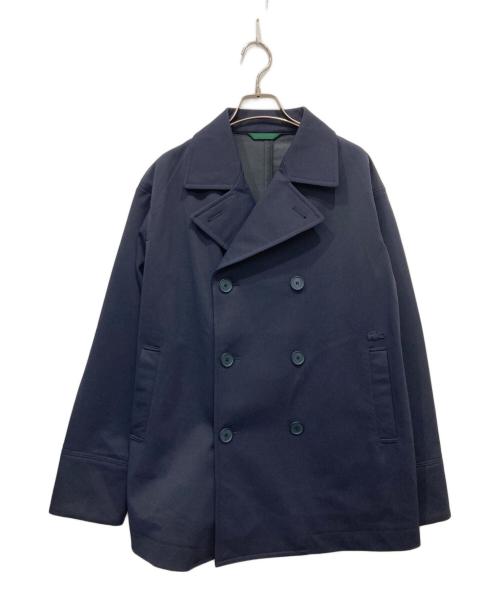 LACOSTE（ラコステ）LACOSTE (ラコステ) 3レイヤー鹿の子Pコート ネイビー サイズ:46の古着・服飾アイテム