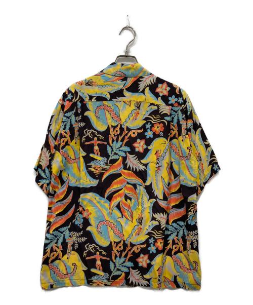Sun Surf（サンサーフ）Sun Surf (サンサーフ) アロハシャツ ブラウン×イエロー サイズ:Mの古着・服飾アイテム