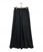 Plageプラージュ）の古着「Washable Fibril Drape スカート」｜ブラック