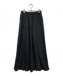 Plage（プラージュ）の古着「Washable Fibril Drape スカート」｜ブラック