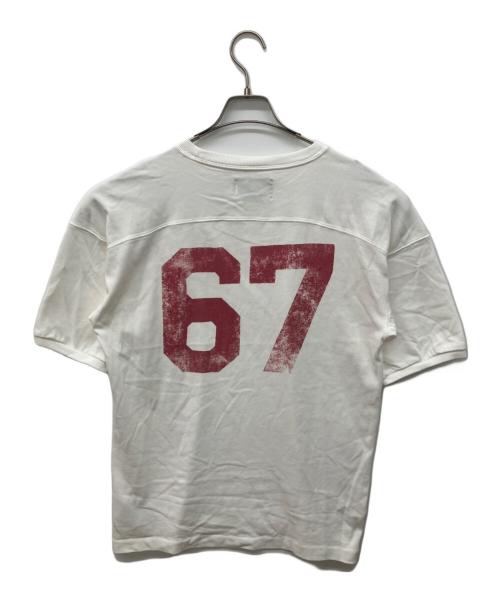 POLO COUNTRY（ポロカントリー）POLO COUNTRY (ポロカントリー) FOOTBALL TEE ホワイト サイズ:Ｓの古着・服飾アイテム