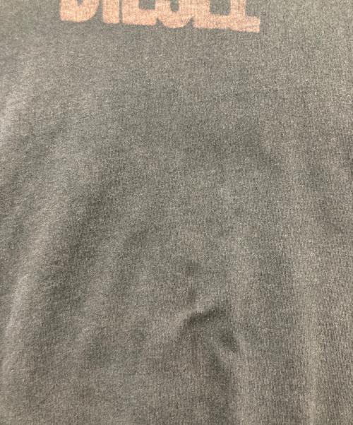 DIESEL（ディーゼル）DIESEL (ディーゼル) オーバーロックステッチロンT ブラック サイズ:Mの古着・服飾アイテム