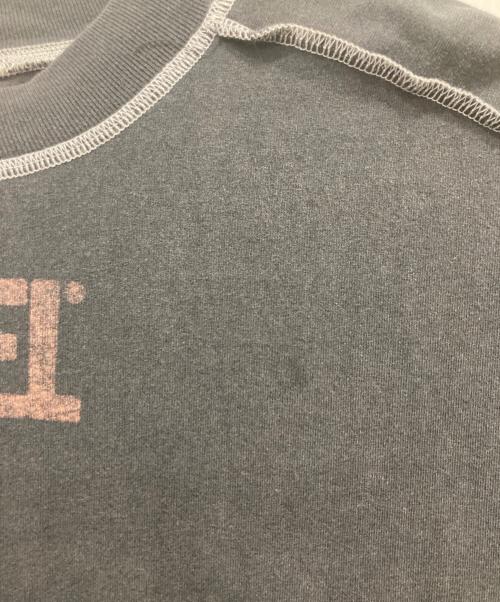 DIESEL（ディーゼル）DIESEL (ディーゼル) オーバーロックステッチロンT ブラック サイズ:Mの古着・服飾アイテム