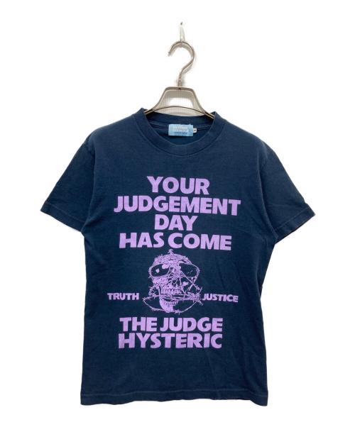 Hysteric Glamour（ヒステリックグラマー）Hysteric Glamour (ヒステリックグラマー) プリントTシャツ ネイビー サイズ:Sの古着・服飾アイテム