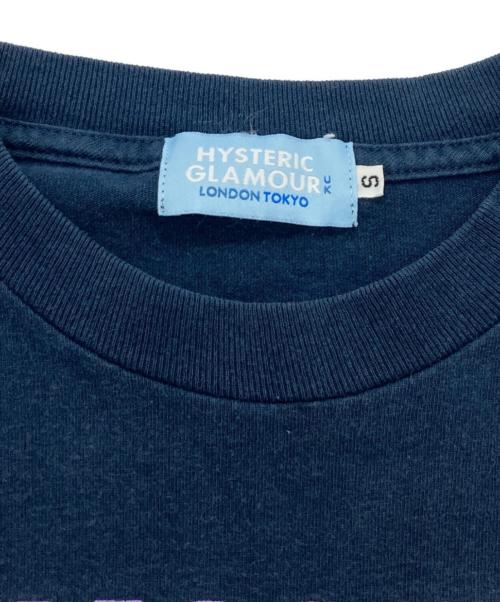 Hysteric Glamour（ヒステリックグラマー）Hysteric Glamour (ヒステリックグラマー) プリントTシャツ ネイビー サイズ:Sの古着・服飾アイテム