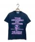 Hysteric Glamour（ヒステリックグラマー）の古着「プリントTシャツ」｜ネイビー