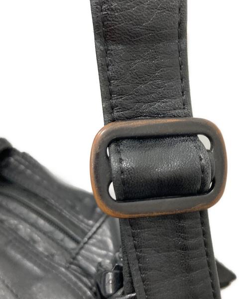 PORTER（ポーター）PORTER (ポーター) 2WAY SHOULDER BAG(S) / レザーショルダーバッグ ブラックの古着・服飾アイテム