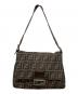 FENDI（フェンディ）の古着「ズッカ柄マンマバケットショルダーバッグ」｜ブラウン