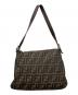 FENDI (フェンディ) ズッカ柄マンマバケットショルダーバッグ ブラウン：80000円
