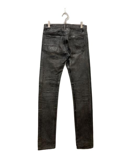 DIOR HOMME（ディオール オム）DIOR HOMME (ディオール オム) ラスターコーティングデニムパンツ ブラック サイズ:28の古着・服飾アイテム