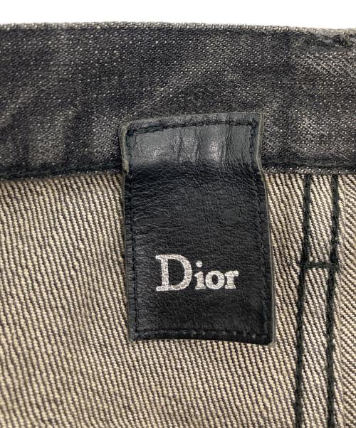 DIOR HOMME（ディオール オム）DIOR HOMME (ディオール オム) ラスターコーティングデニムパンツ ブラック サイズ:28の古着・服飾アイテム