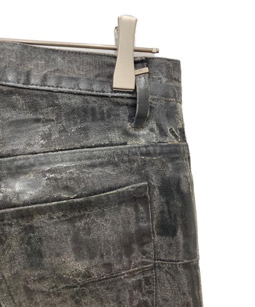 DIOR HOMME（ディオール オム）DIOR HOMME (ディオール オム) ラスターコーティングデニムパンツ ブラック サイズ:28の古着・服飾アイテム