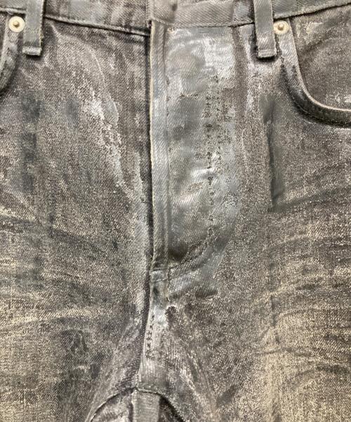 DIOR HOMME（ディオール オム）DIOR HOMME (ディオール オム) ラスターコーティングデニムパンツ ブラック サイズ:28の古着・服飾アイテム