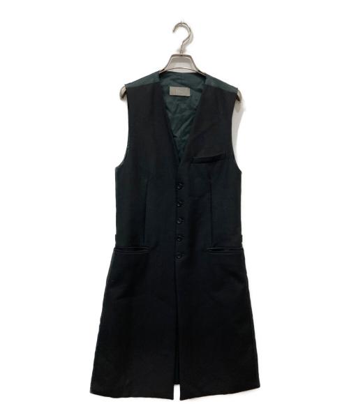 DIOR HOMME（ディオール オム）DIOR HOMME (ディオール オム) ロングジレ ブラック サイズ:44の古着・服飾アイテム