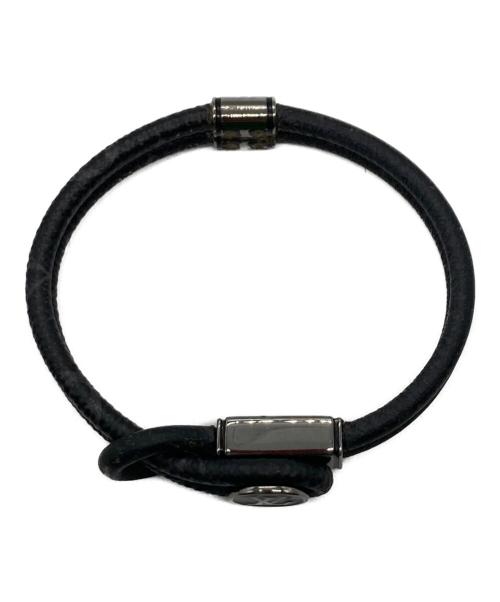 LOUIS VUITTON（ルイ ヴィトン）LOUIS VUITTON (ルイ ヴィトン) エクリプス ブラスレ ループイット ブレスレット モノグラム ブラックの古着・服飾アイテム