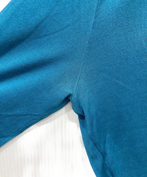 RALPH LAUREN（ラルフローレン）RALPH LAUREN (ラルフローレン) シルクVネックニット ブルー サイズ:Mの古着・服飾アイテム