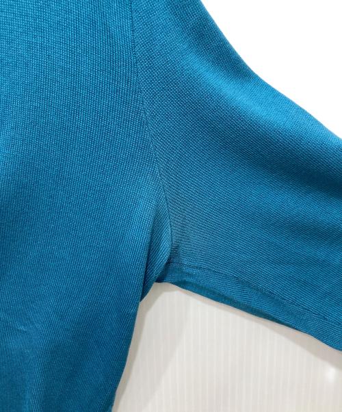 RALPH LAUREN（ラルフローレン）RALPH LAUREN (ラルフローレン) シルクVネックニット ブルー サイズ:Mの古着・服飾アイテム