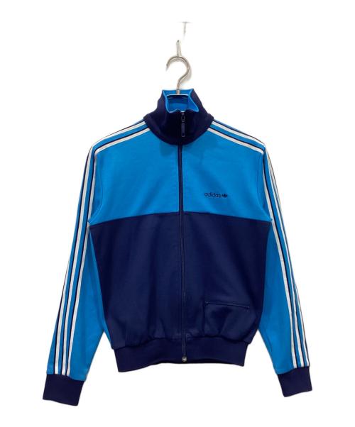 adidas（アディダス）adidas (アディダス) トラックジャケット ブルー サイズ:2XSの古着・服飾アイテム